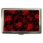 Small Red Roses Cigarette Money Cases Front