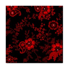 Small Red Roses Face Towel by Brittlevirginclothing