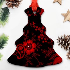 Small Red Roses Ornament (christmas Tree) by Brittlevirginclothing