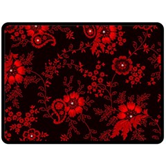 Small Red Roses Double Sided Fleece Blanket (large)  by Brittlevirginclothing