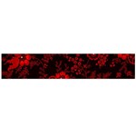 Small Red Roses Flano Scarf (Large)  Back