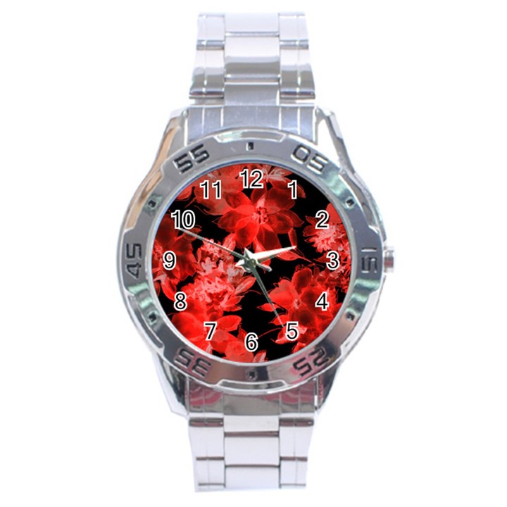 Red roses  Stainless Steel Analogue Watch