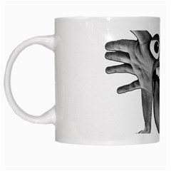 Body Part Monster Illustration White Mugs by dflcprints