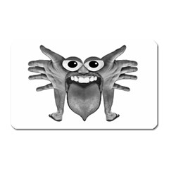 Body Part Monster Illustration Magnet (rectangular) by dflcprints