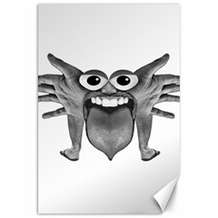 Body Part Monster Illustration Canvas 20  X 30   by dflcprints