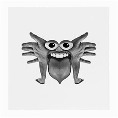 Body Part Monster Illustration Medium Glasses Cloth by dflcprints