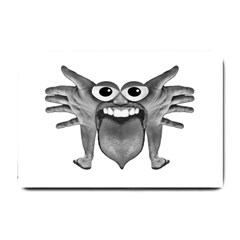 Body Part Monster Illustration Small Doormat  by dflcprints