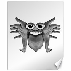 Body Part Monster Illustration Canvas 11  X 14   by dflcprints