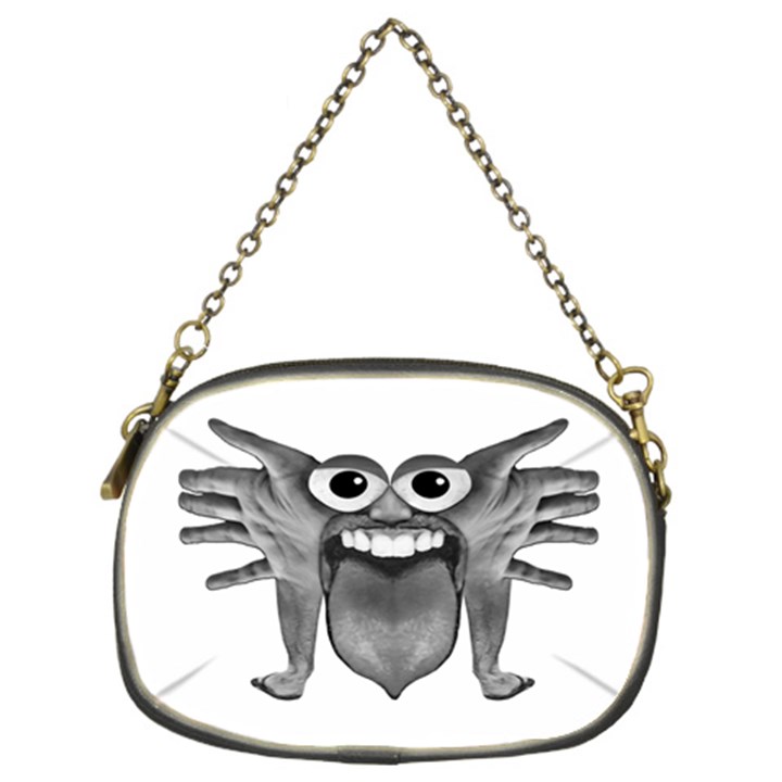 Body Part Monster Illustration Chain Purses (Two Sides) 