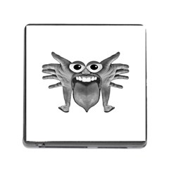 Body Part Monster Illustration Memory Card Reader (square) by dflcprints