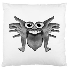 Body Part Monster Illustration Large Cushion Case (one Side) by dflcprints