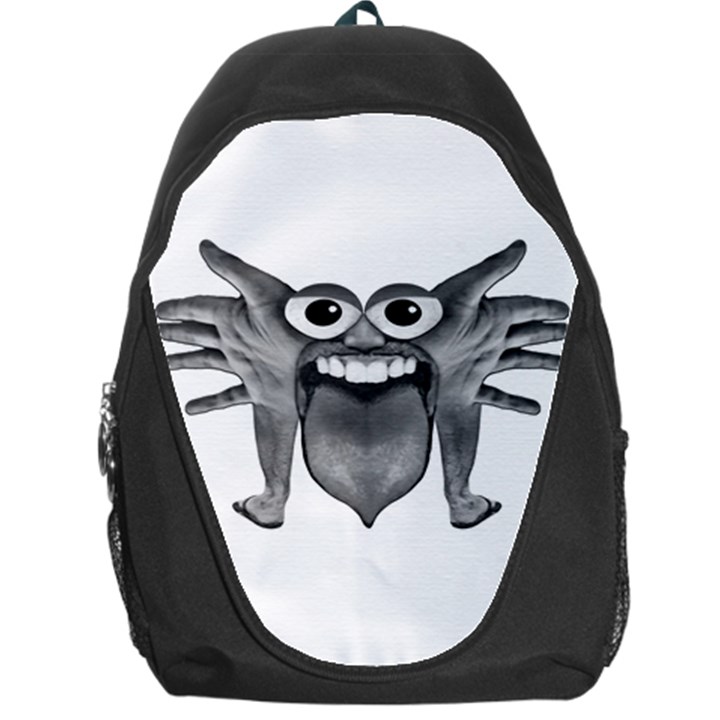 Body Part Monster Illustration Backpack Bag