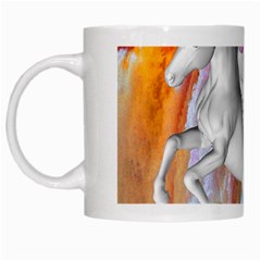 Pegasus White Mugs by icarusismartdesigns