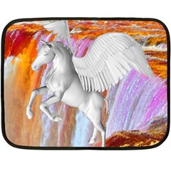 Pegasus Fleece Blanket (mini) by icarusismartdesigns