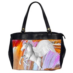 Pegasus Office Handbags (2 Sides)  by icarusismartdesigns