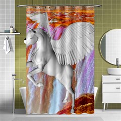 Pegasus Shower Curtain 48  X 72  (small)  by icarusismartdesigns