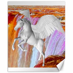 Pegasus Canvas 11  X 14   by icarusismartdesigns