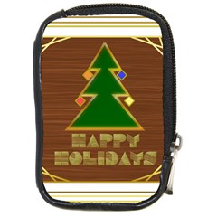 Art Deco Holiday Card Compact Camera Cases by Amaryn4rt