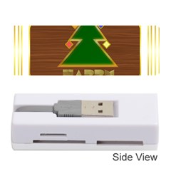 Art Deco Holiday Card Memory Card Reader (stick)  by Amaryn4rt