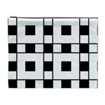 Black And White Pattern Cosmetic Bag (XL) Front