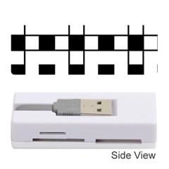 Black And White Pattern Memory Card Reader (Stick) 