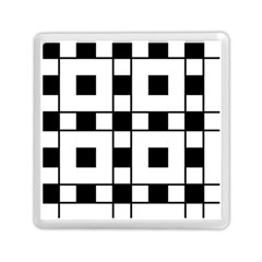 Black And White Pattern Memory Card Reader (Square) 