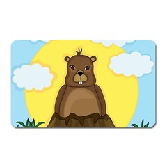 Groundhog Day  Magnet (rectangular) by Valentinaart