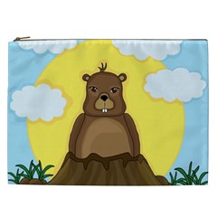 Groundhog Day  Cosmetic Bag (xxl)  by Valentinaart