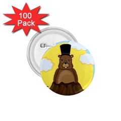 Groundhog 1 75  Buttons (100 Pack)  by Valentinaart