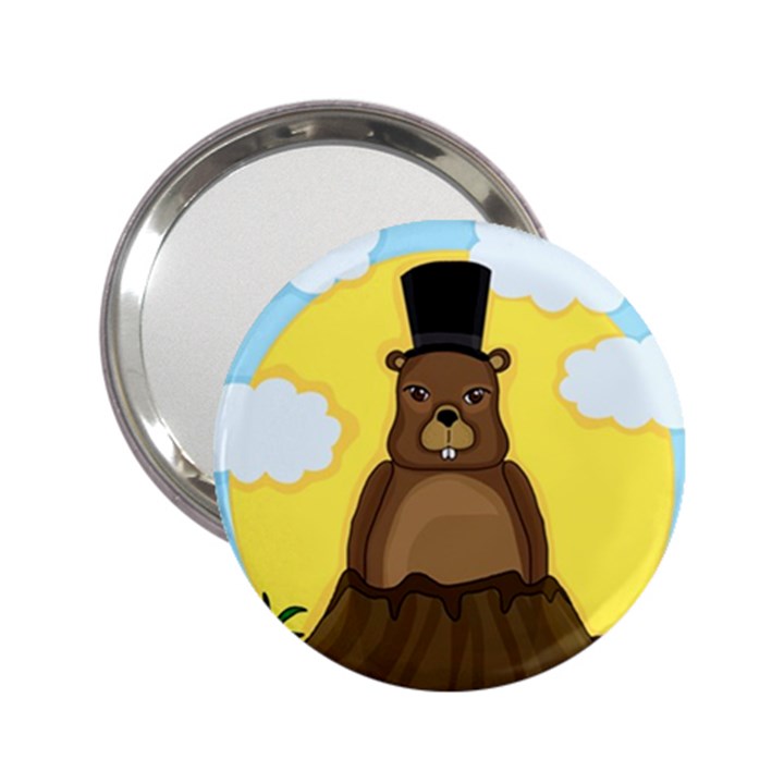 Groundhog 2.25  Handbag Mirrors