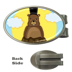 Groundhog Money Clips (oval)  by Valentinaart