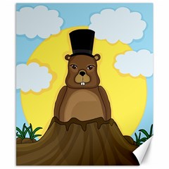 Groundhog Canvas 8  X 10  by Valentinaart