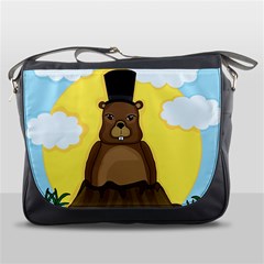 Groundhog Messenger Bags by Valentinaart