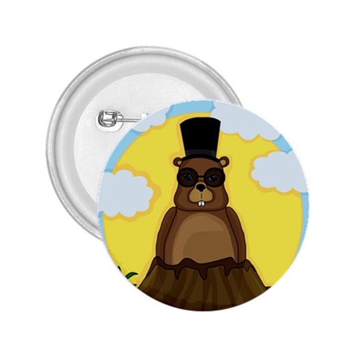 Happy Groundhog day 2.25  Buttons