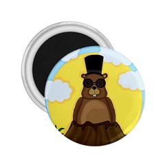 Happy Groundhog Day 2 25  Magnets by Valentinaart