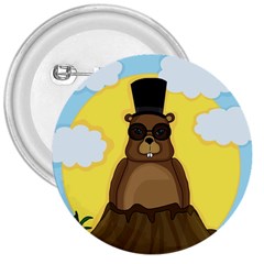 Happy Groundhog Day 3  Buttons by Valentinaart