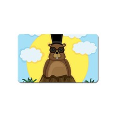 Happy Groundhog Day Magnet (name Card) by Valentinaart