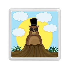 Happy Groundhog Day Memory Card Reader (square)  by Valentinaart