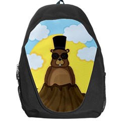 Happy Groundhog Day Backpack Bag by Valentinaart