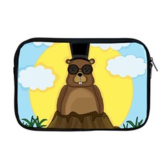 Happy Groundhog Day Apple Macbook Pro 17  Zipper Case by Valentinaart