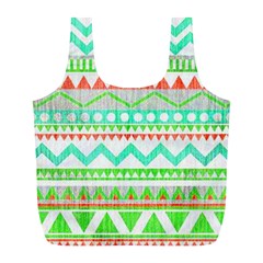 Cute Bohemian  Full Print Recycle Bags (l)  by Brittlevirginclothing