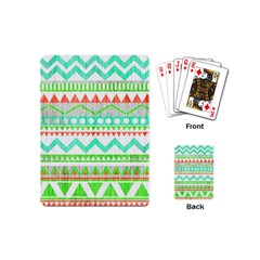 Cute Bohemian  Playing Cards (mini)  by Brittlevirginclothing