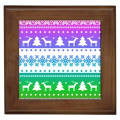 Cute Rainbow Bohemian Framed Tiles by Brittlevirginclothing