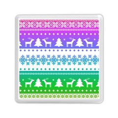 Cute Rainbow Bohemian Memory Card Reader (square) 