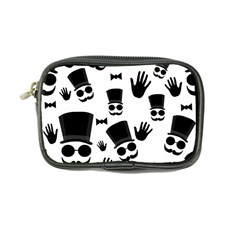 Gentlemen - Black And White Coin Purse by Valentinaart