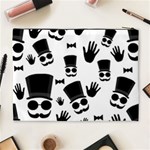 Gentlemen - black and white Cosmetic Bag (XL) Back