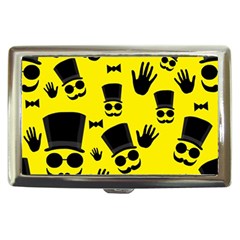 Gentlemen - Yellow Pattern Cigarette Money Cases by Valentinaart