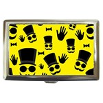 Gentlemen - Yellow pattern Cigarette Money Cases Front