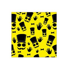 Gentlemen - Yellow Pattern Satin Bandana Scarf by Valentinaart