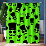 Gentleman - green pattern Shower Curtain 60  x 72  (Medium)  60 x72  Curtain